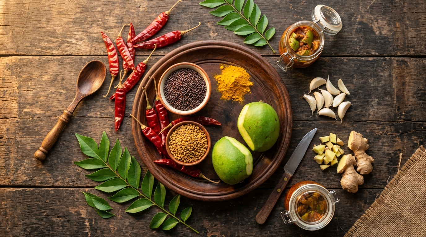 Whole spices used in House of Rapheal's pickles